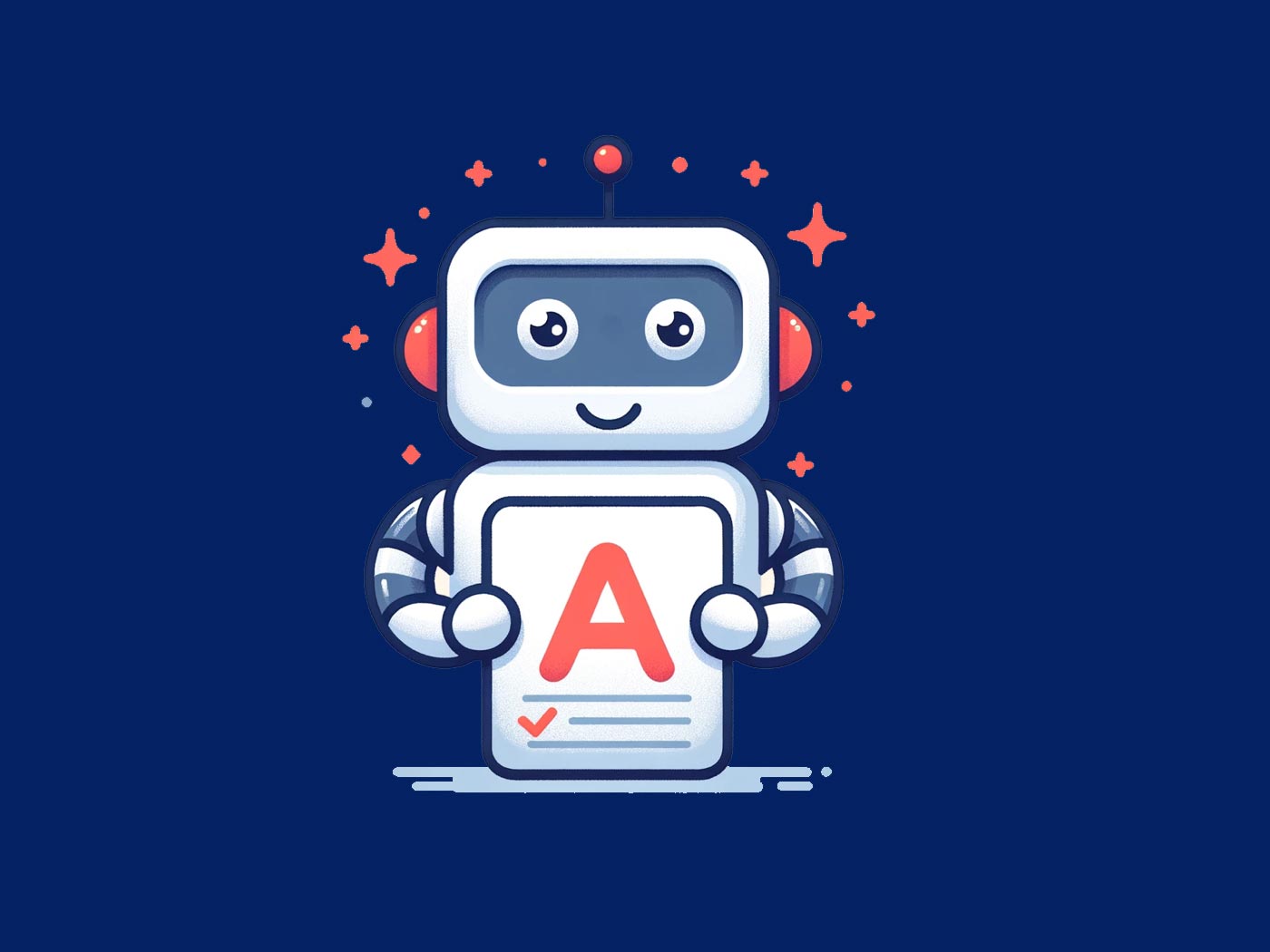 Robot grading papers with chatgpt